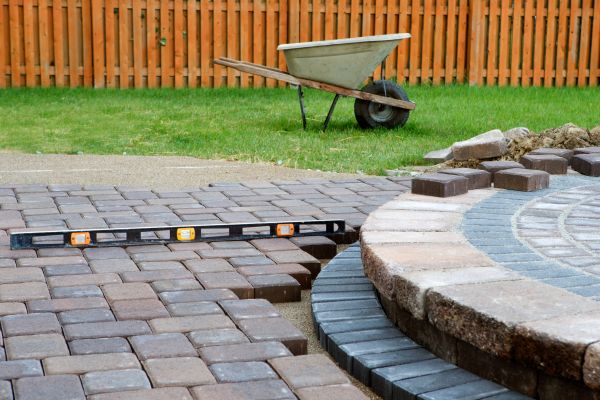 Patio Brick Installation in Tacoma